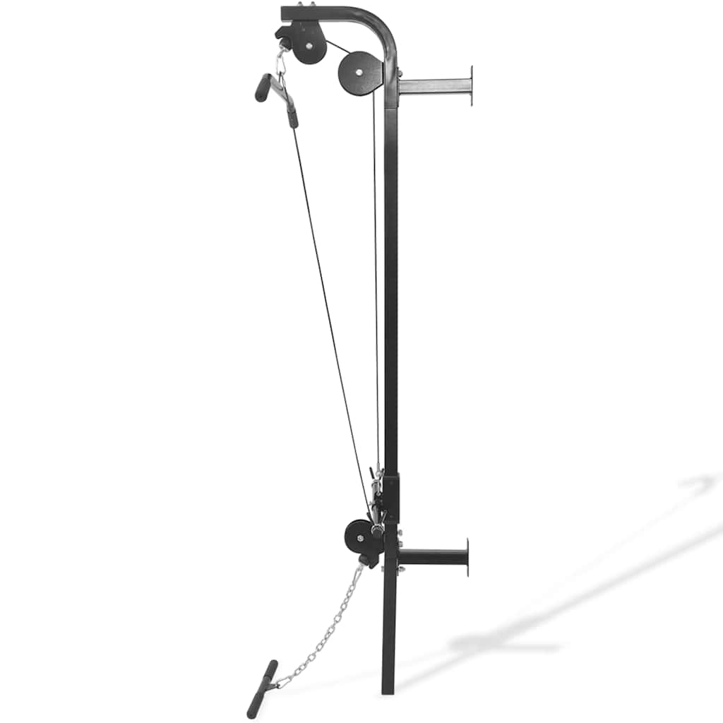 Vidaxl Home Gym med 2 remskiver vægmonteret