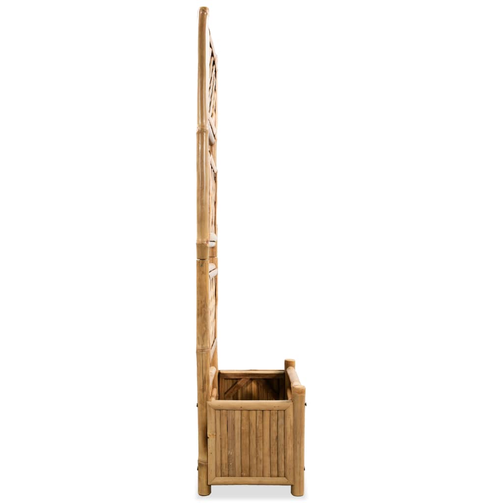 Vidaxl planter hævet med rack 40 cm bambus