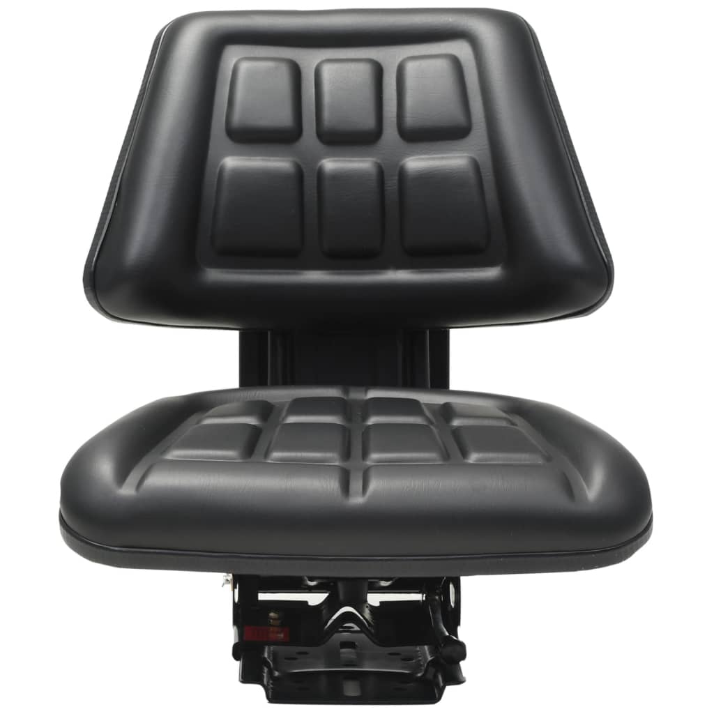 Vidaxl traktorstol med suspension sort