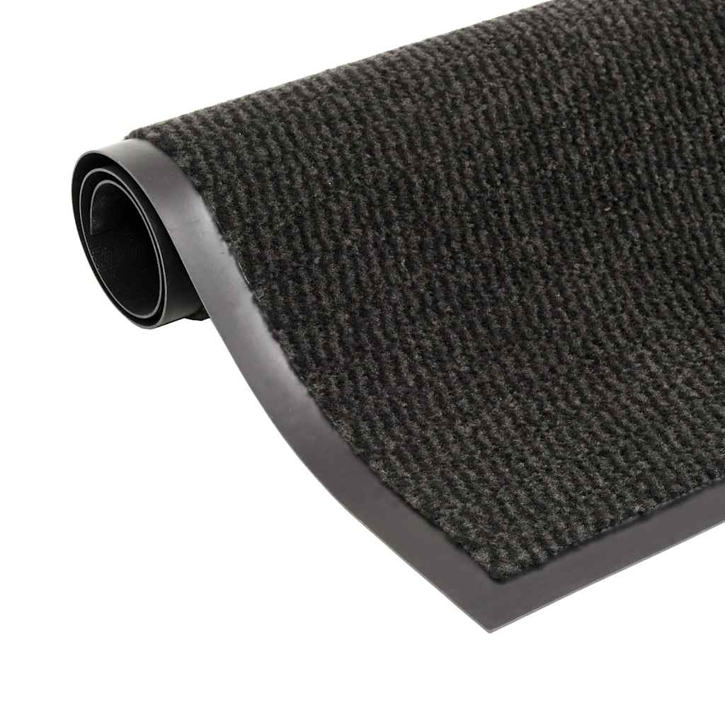 Vidaxl droogloopmat rektangulær tufted 40x60 cm sort