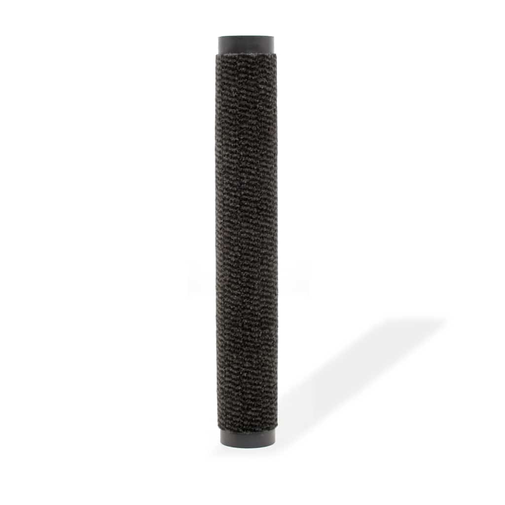 Vidaxl droogloopmat rektangulær tufted 120x180 cm sort