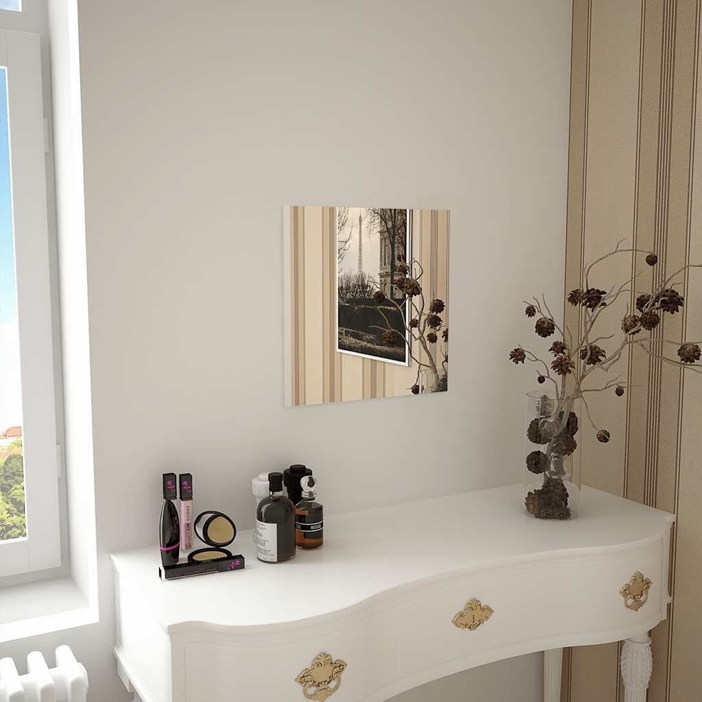 Vidaxl Wall Mirror Square 40x40 cm glas