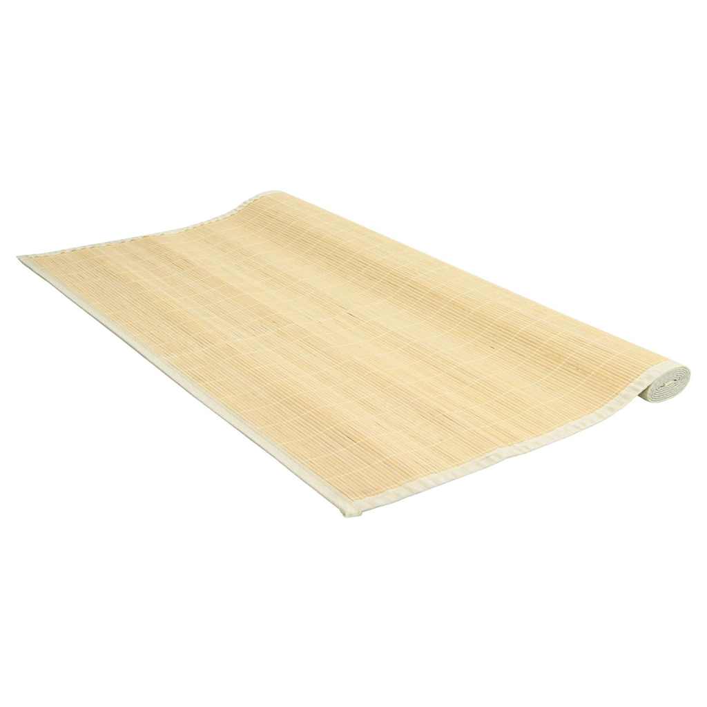 Vidaxl tæppe 100x160 cm bambus naturlig