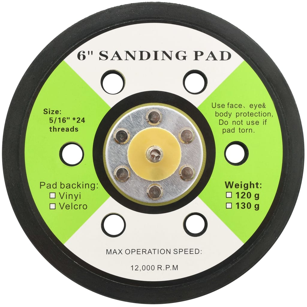Vidaxl slibningspuder med 6 huller 15 cm 3 m