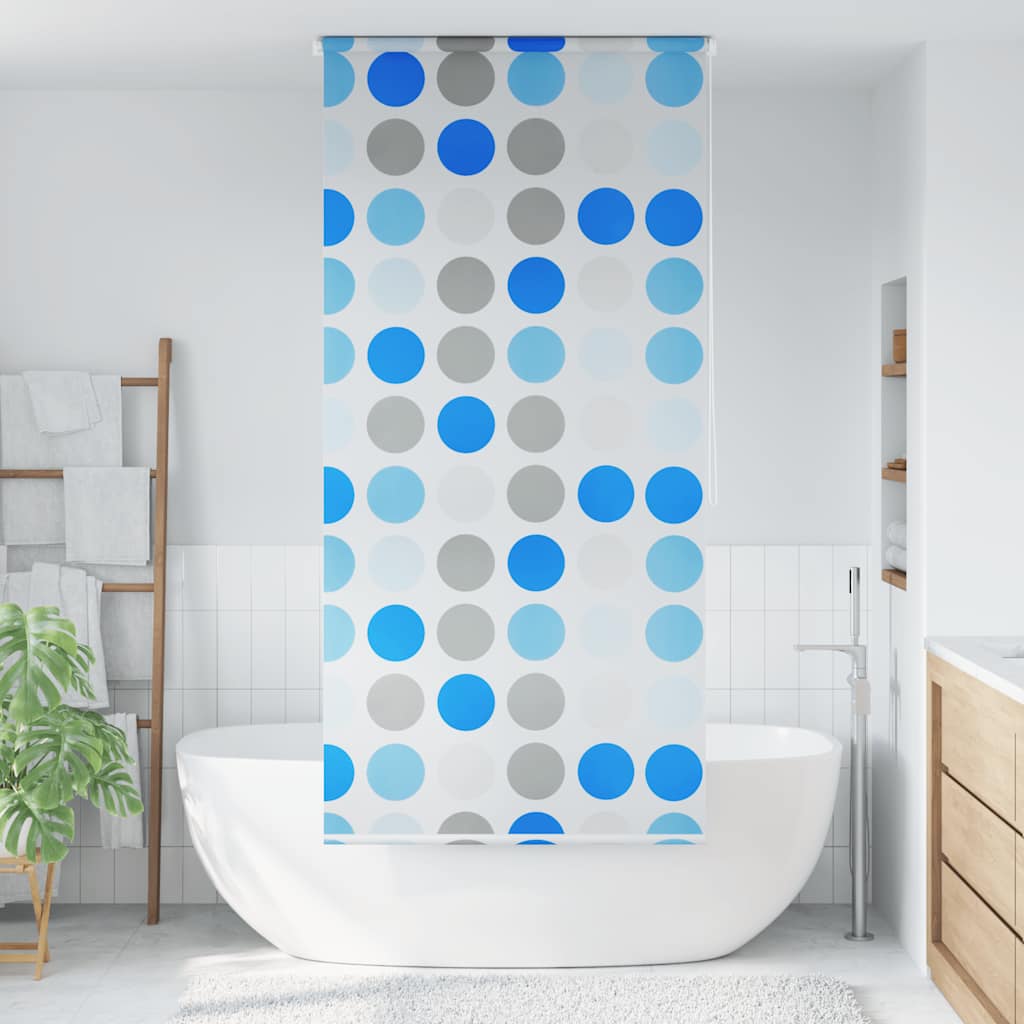 Vidaxl Roller Blind til bruser 120x240 cm cirkel