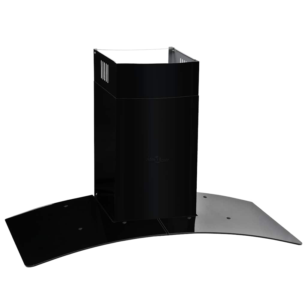Vidaxl Wall Extractor Hood 756 m³ U 90 cm Rustfrit stål sort