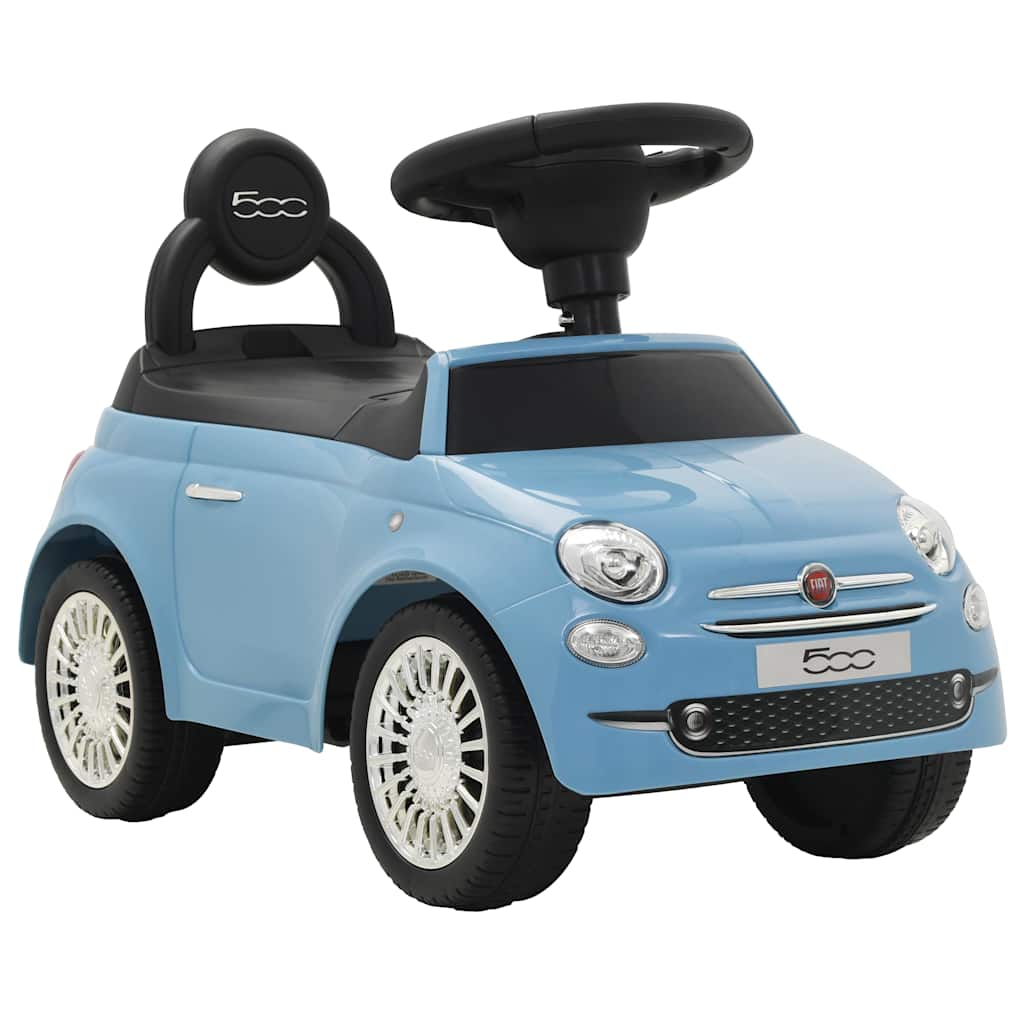 VidaXL løbevogn Fiat 500 blå