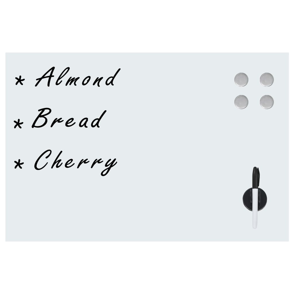 Vidaxx Wall Whiteboard Magnetic 60x40 cm glas