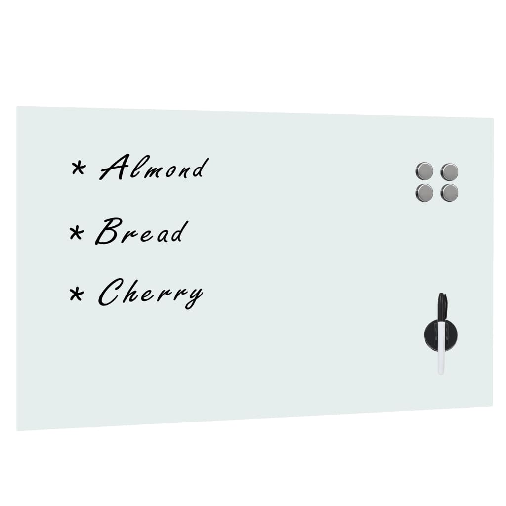 Vidaxx Wall Whiteboard Magnetic 100x60 cm glas