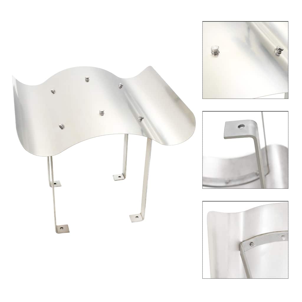 Vidaxl Chimney Cap rustfrit stål 40 x 40 x 36 cm