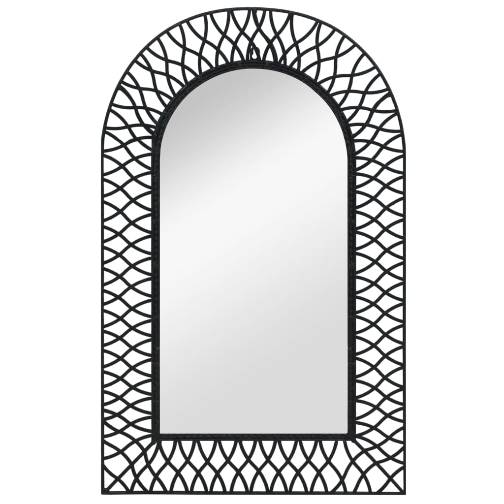 Vidaxl Wall Mirror Bent 50x80 cm sort sort