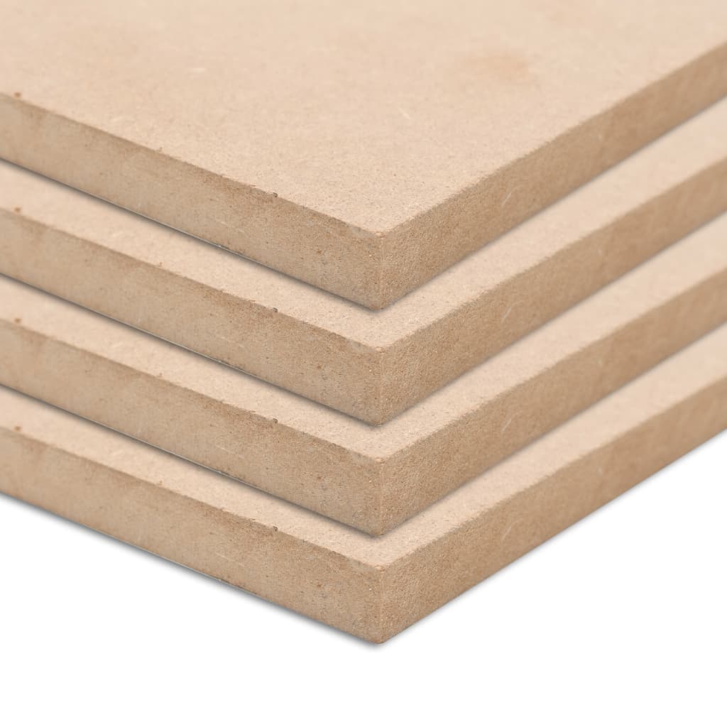 Vidaxl MDF -plader firkantet 60x60 cm 25 mm 4 m