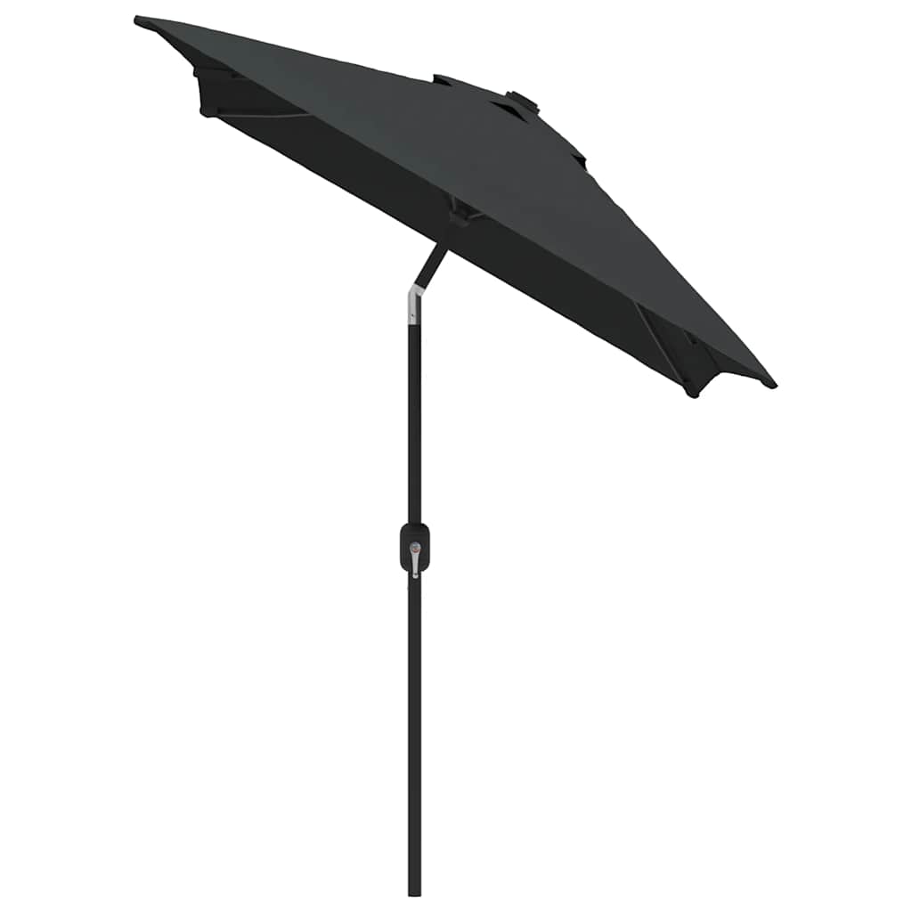 Vidaxl parasol med metalstang 300x200 cm antracit