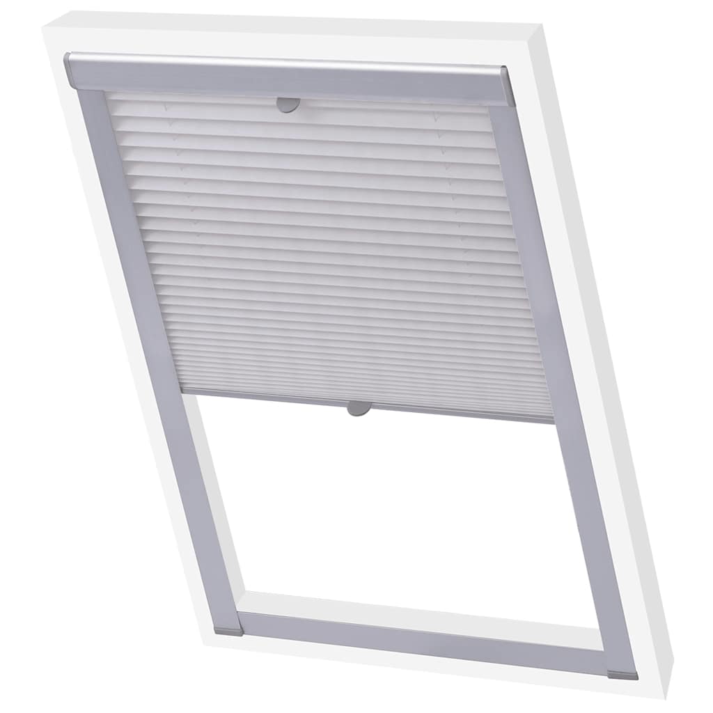 Vidaxl Roller Blind plisseret hvid PK08