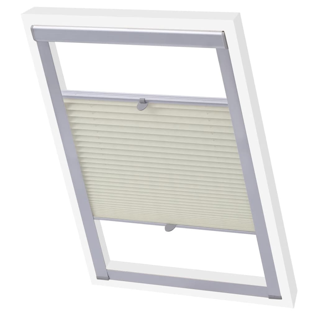Vidaxl Roller Blind plisseret creme CK04