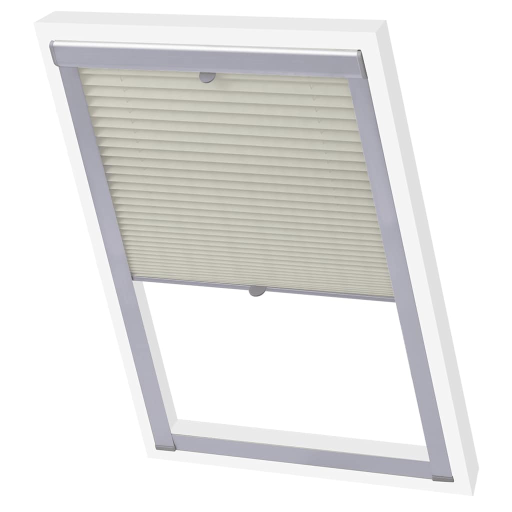 Vidaxl Roller Blind plisseret creme CK04