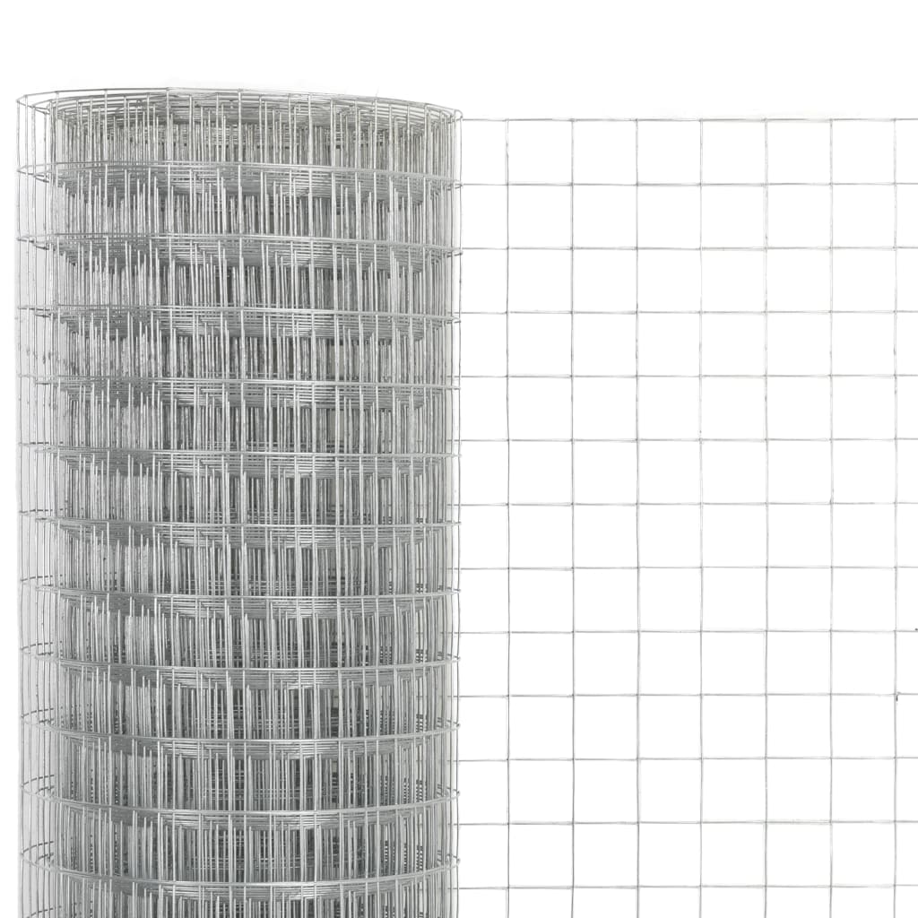 Vidaxx kyllingetråd 10x1,5 m galvaniseret stål sølvfarvet
