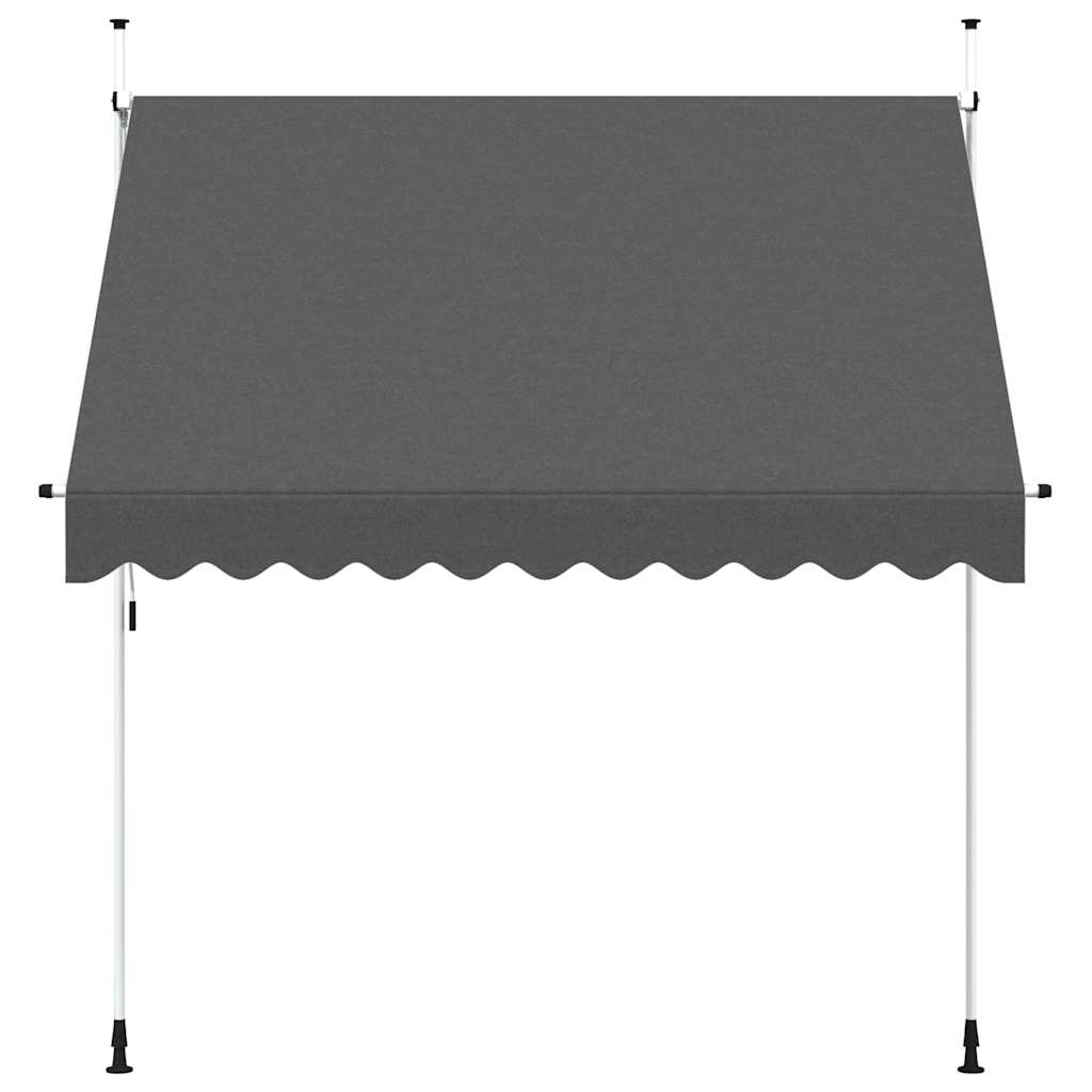 Vidaxl Luifel udvider manuelt 250 cm antracit