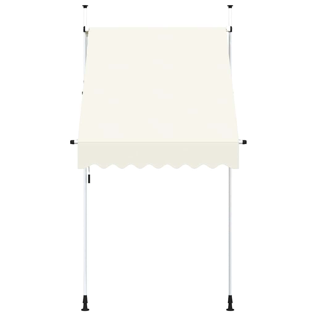 Vidaxl Luifel udvider manuelt 150 cm creme