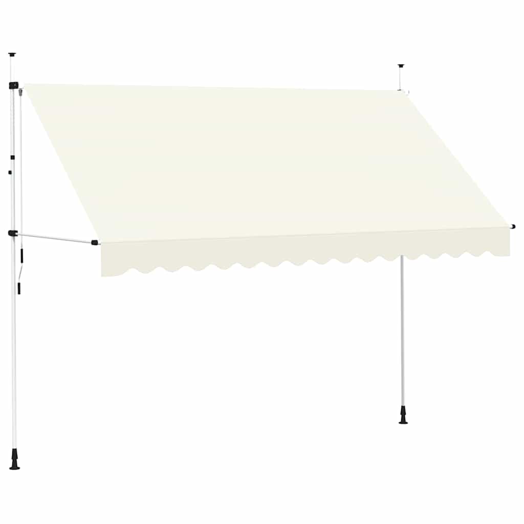 Vidaxl Luifel udvider manuelt 350 cm creme