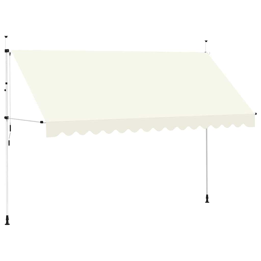 Vidaxl Luifel udvider manuelt 400 cm creme