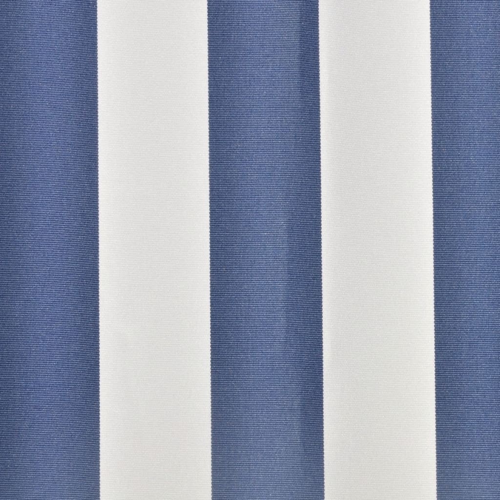 Vidaxl Laifeldoek 350x250 cm lærred blå og hvid