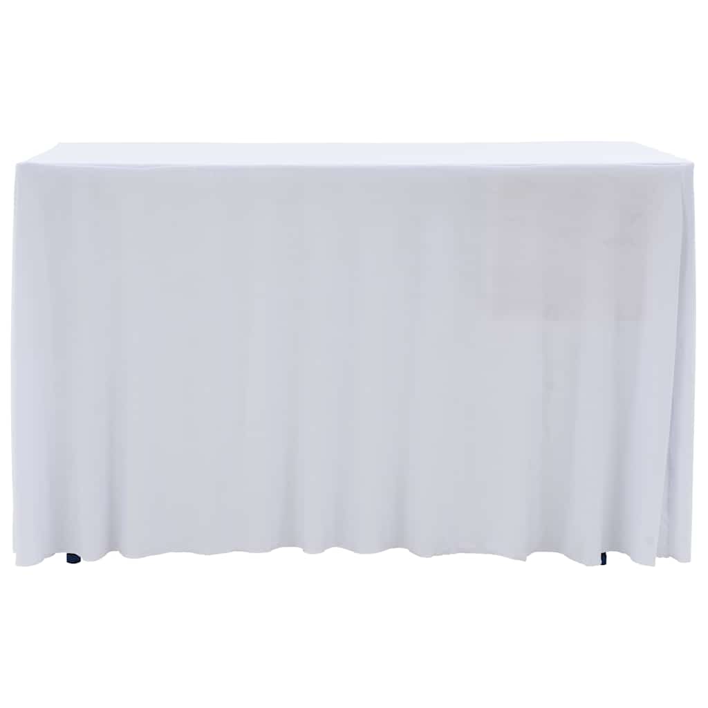 Vidaxl 2 st -tabel dækker strækning med nederdel 183x76x74 cm hvid