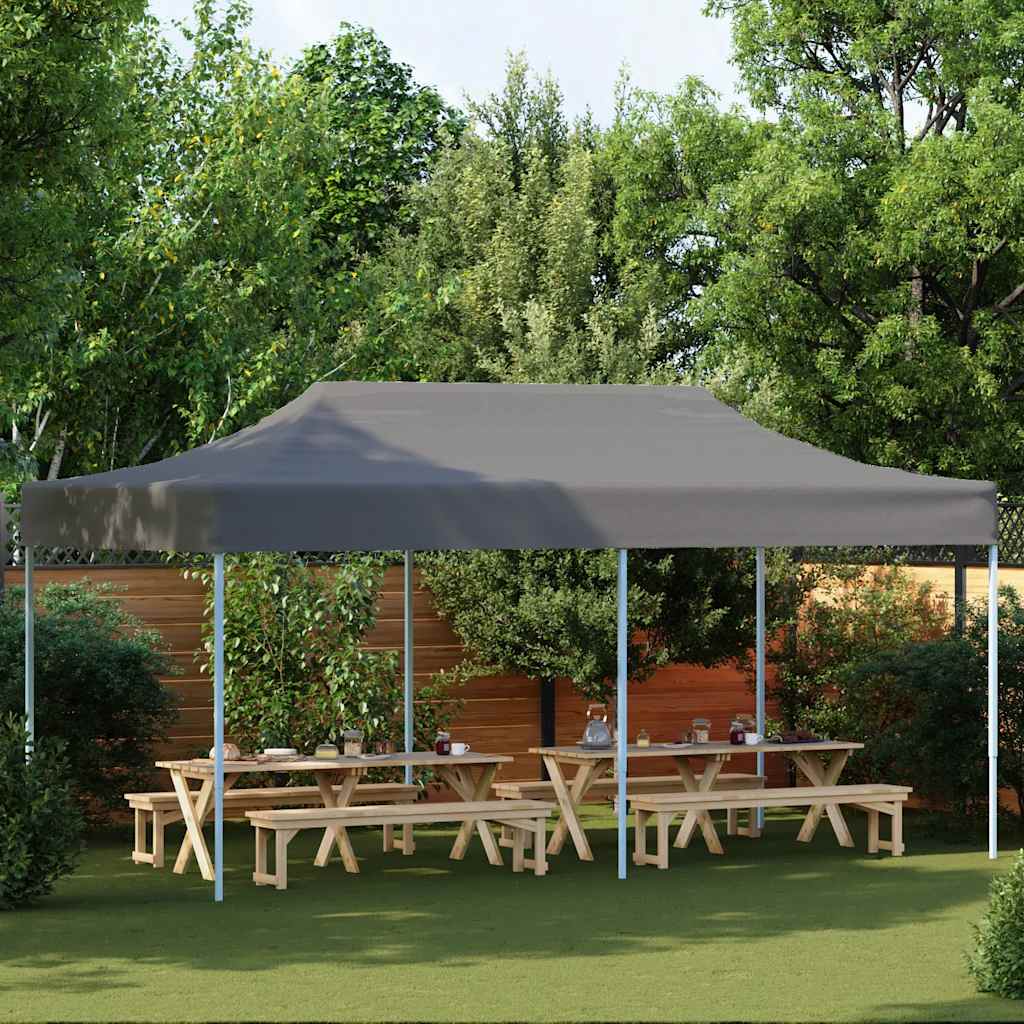 Vidaxl Parttent Pop-Up Foldbar 3x6 M Anthracite