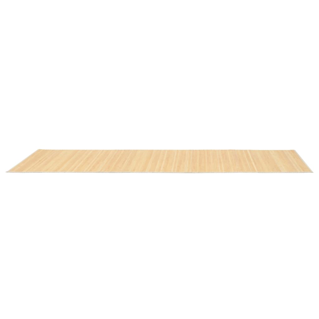 Vidaxl tæppe 80x300 cm bambus naturlig
