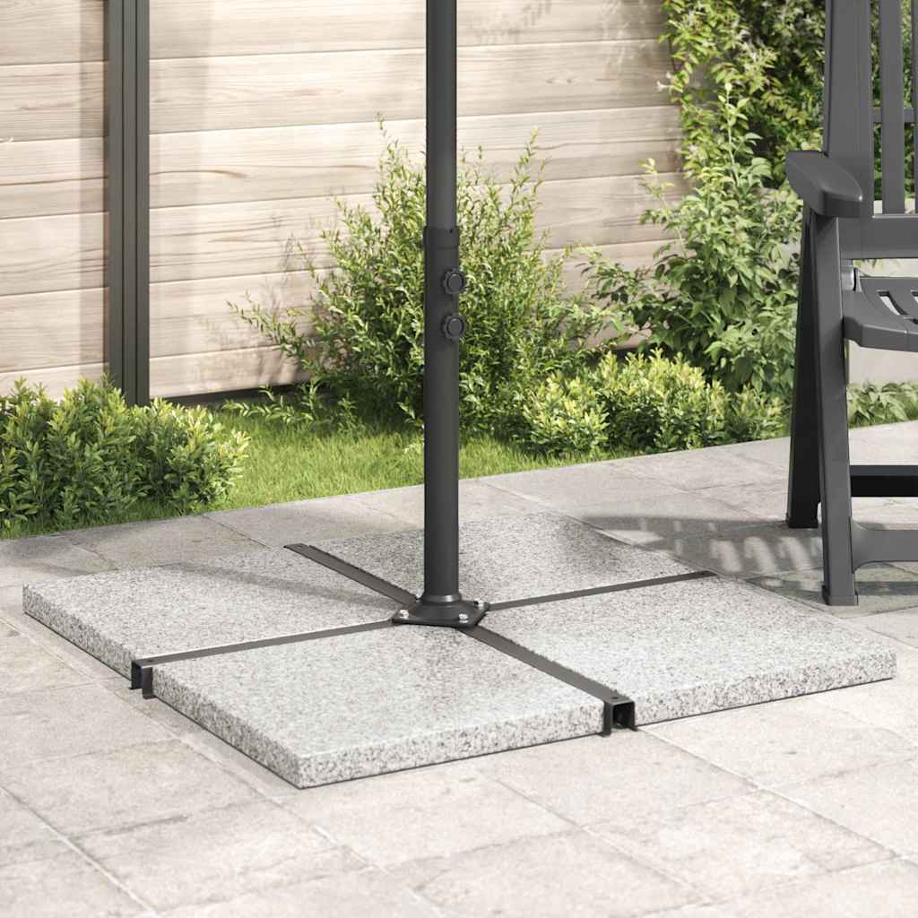 Vidaxl Parasol Footplate Square 25 kg granitgrå