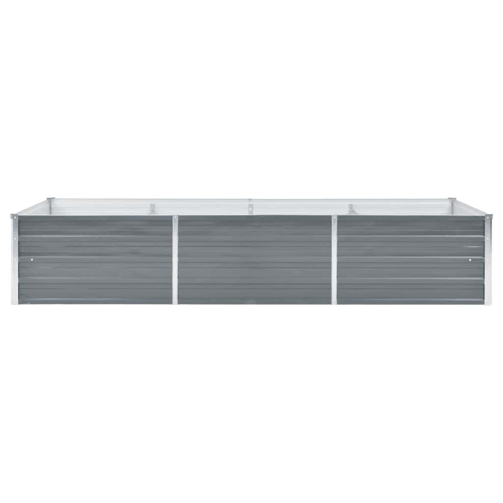 Vidaxl Planter Insert 240x80x45 cm galvaniseret stålgrå