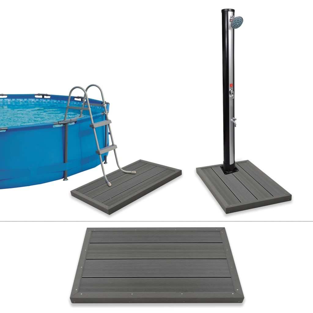 Vidaxl Floor Element til Solardouche eller Swimming Pool Ladder HKC