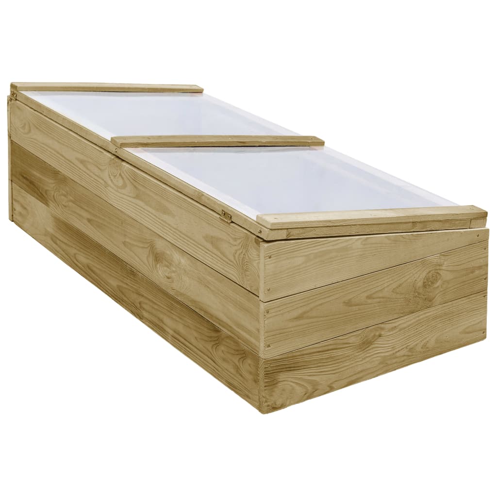 Vidaxl Kas 100x50x35 cm imprægneret fyrretræ