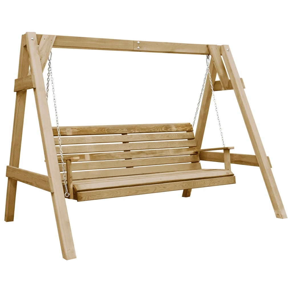 Vidaxl Swing Bench 205x150x157 cm Imprægneret fyrretræ