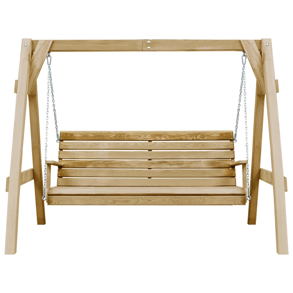 Vidaxl Swing Bench 205x150x157 cm Imprægneret fyrretræ