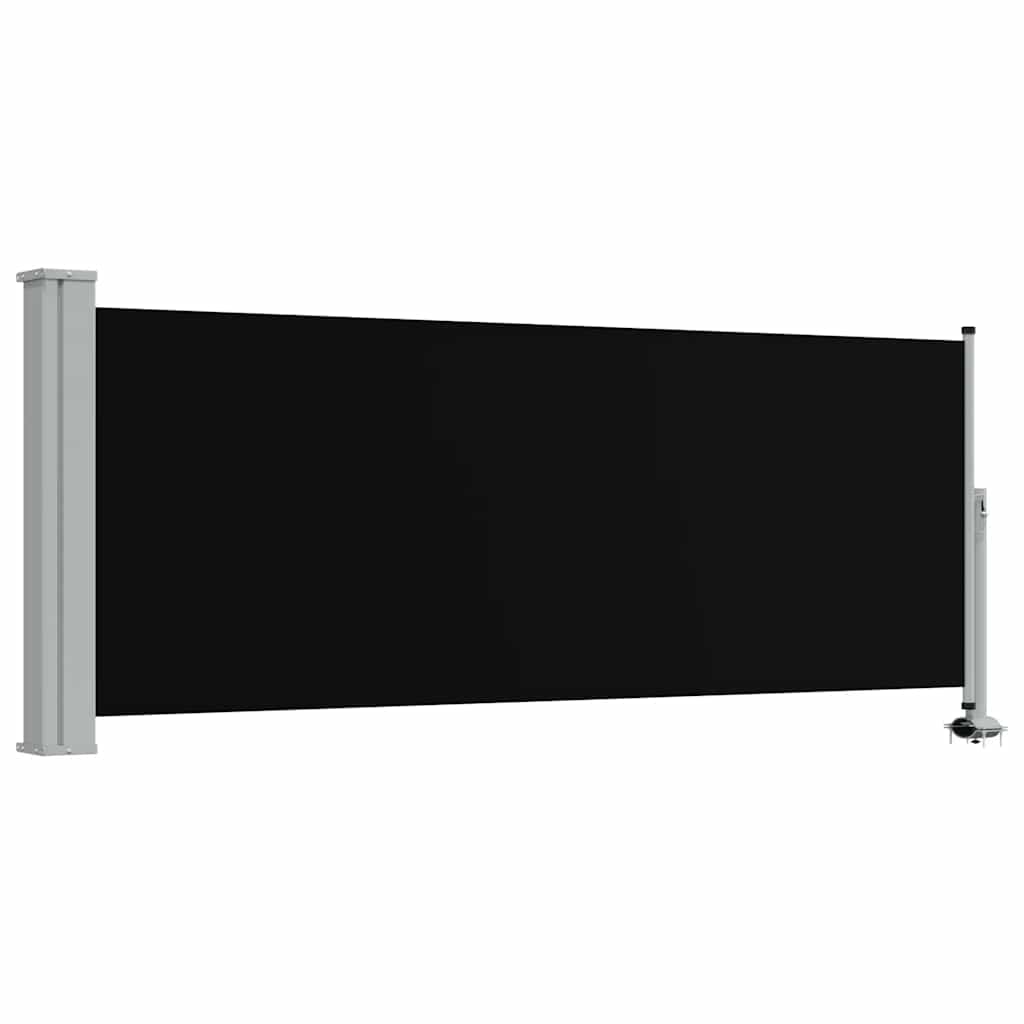 Vidaxl Haveskærm Udvidelig 100x300 cm sort