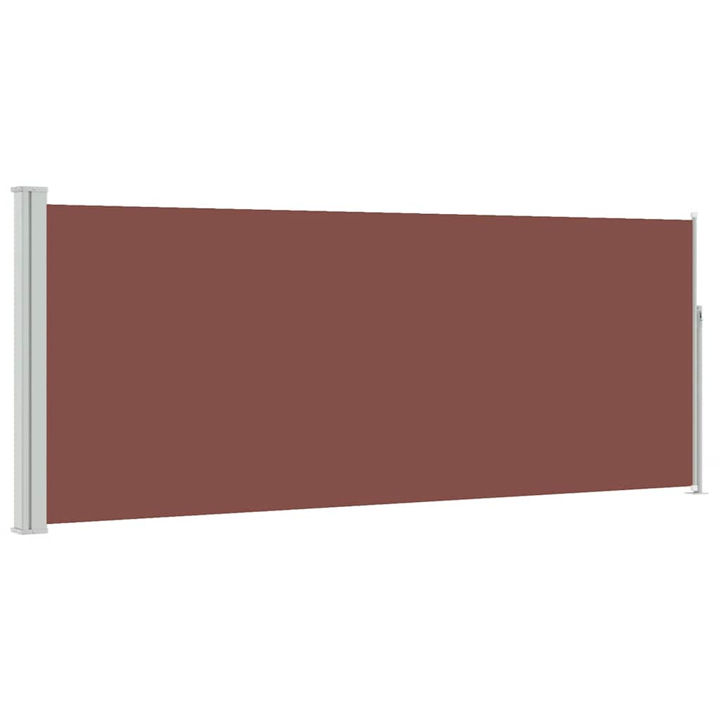 Vidaxx udtrækbar vindskærm 120x300 cm brun