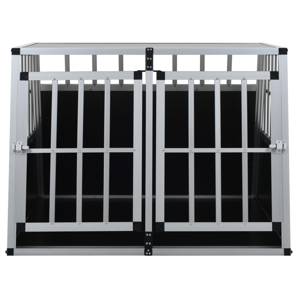 Vidaxl Dog Bank med dobbeltdør 94x88x69 cm