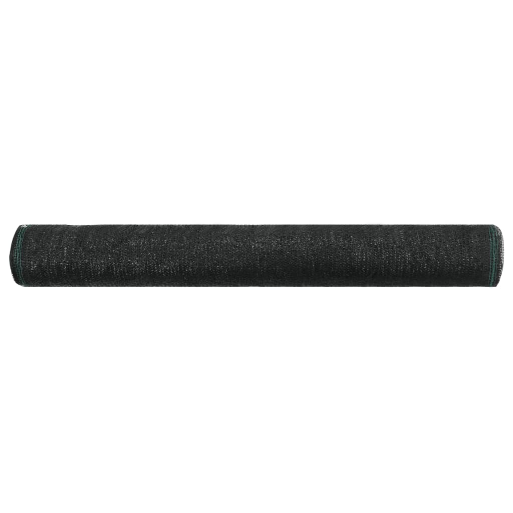 Vidaxl tennisskærm 2x100 m HDPE sort