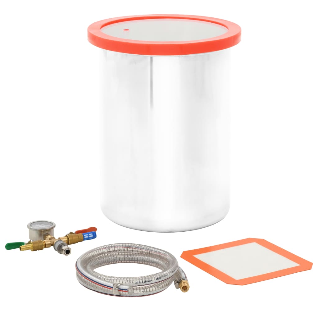 Vidaxl Vacuum Chamber 22,7 L rustfrit stål