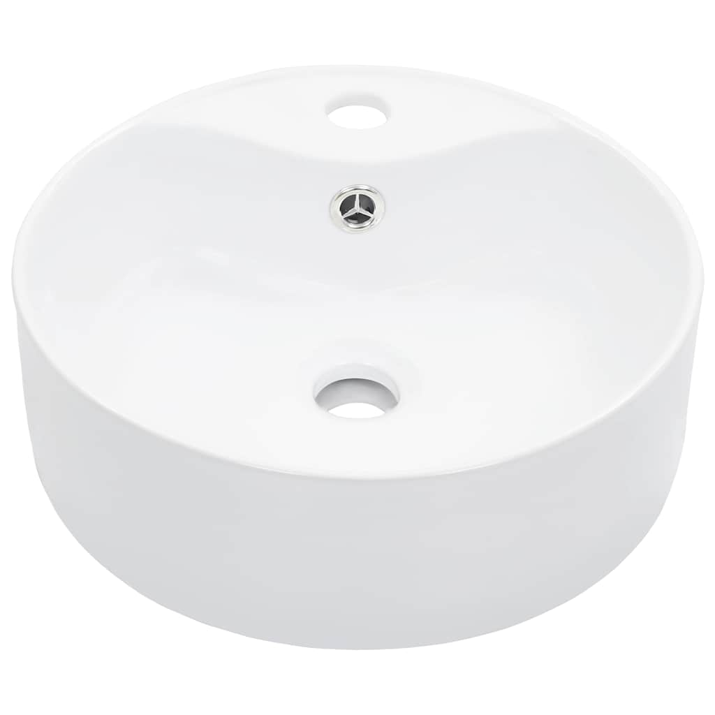 Vidaxl Washbasin med landing 36x13 cm keramisk hvid