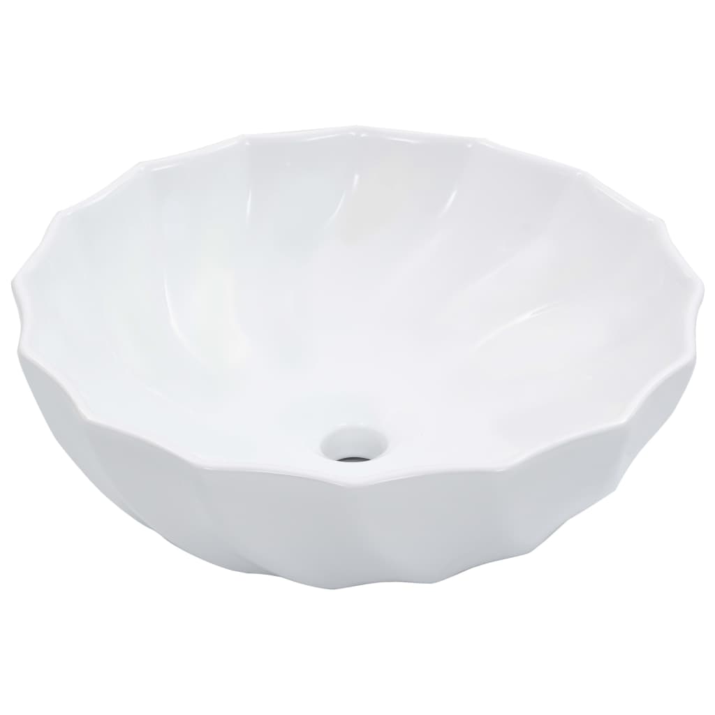 Vidaxl Washbasin 46x17 cm keramisk hvid