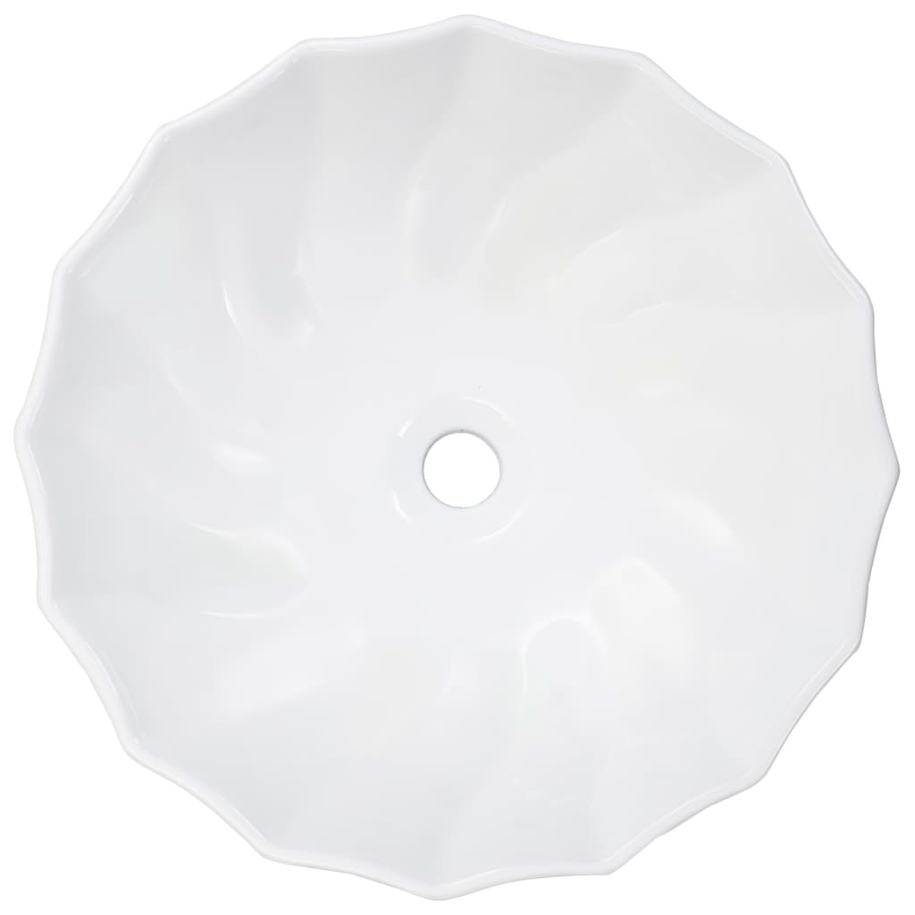 Vidaxl Washbasin 46x17 cm keramisk hvid