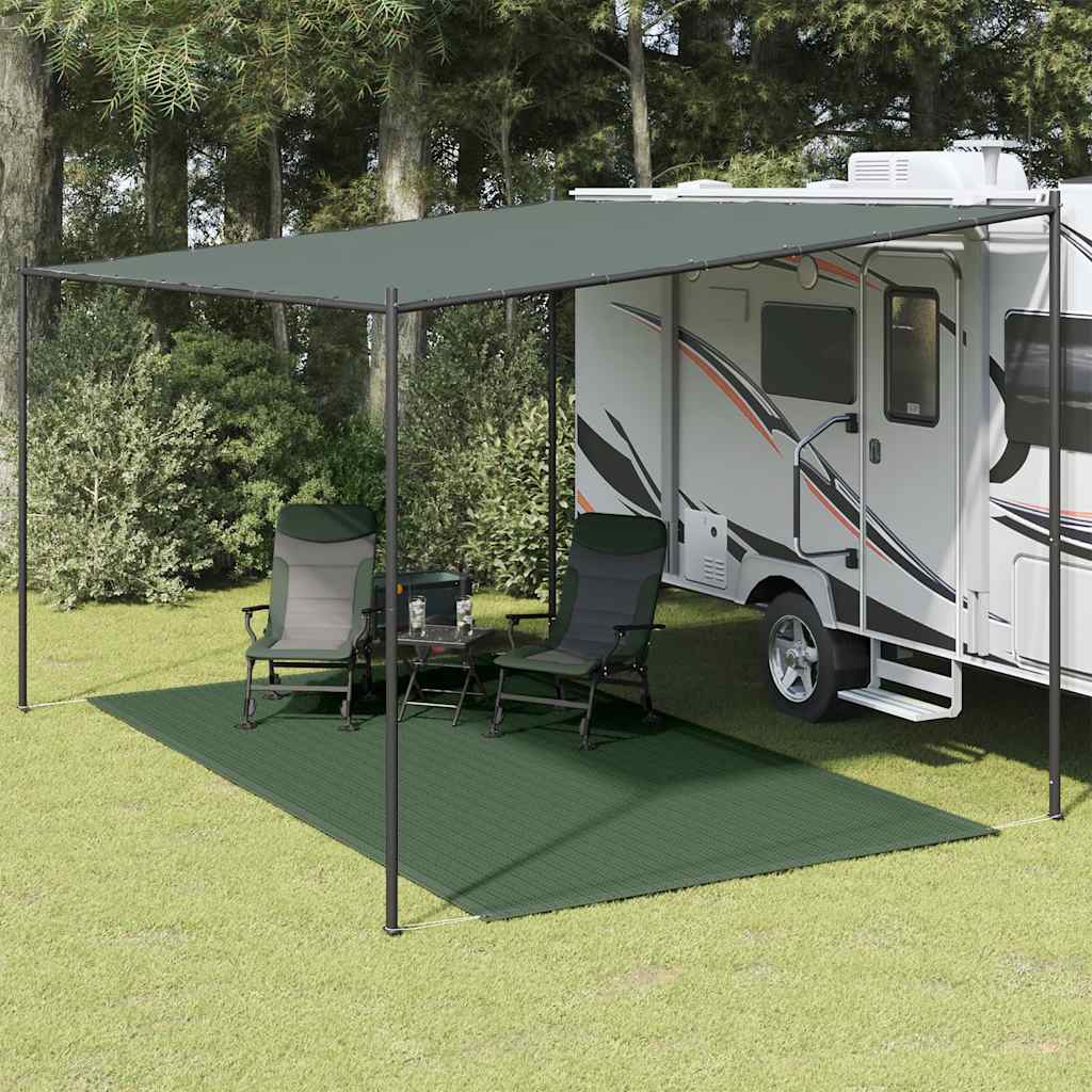 Vidaxl telt tæppe 250x400 cm HDPE Green