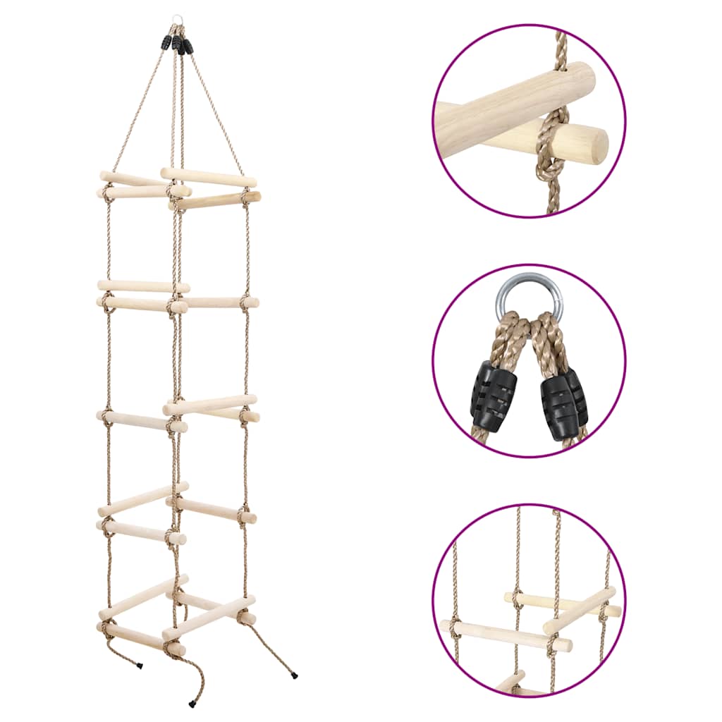 Vidaxl rebstige 200 cm træ
