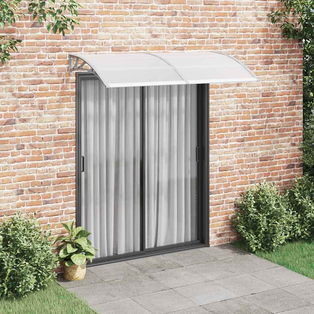 Vidaxl Door Canopy 200x100 cm pc grå