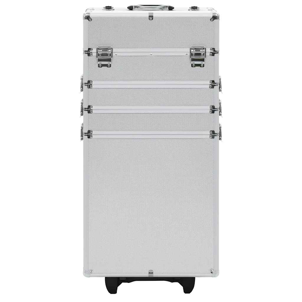 VidaXL make-up trolley aluminium sølvfarvet