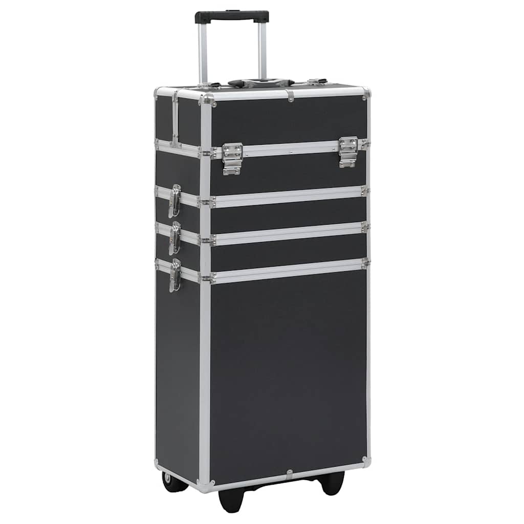 Vidaxl Make-Up Trolley Aluminium Black