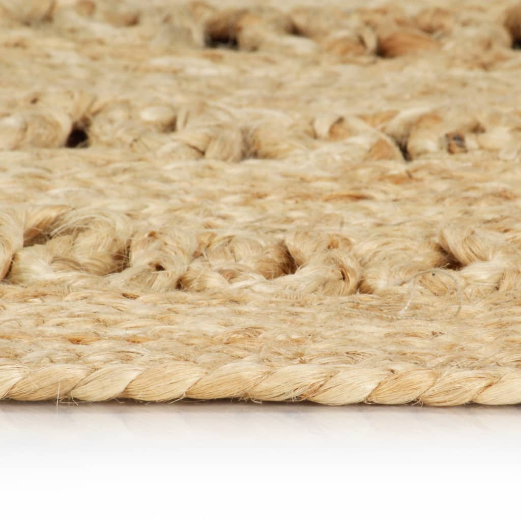 Vidaxl Rug Handmade 90 cm flettet jute