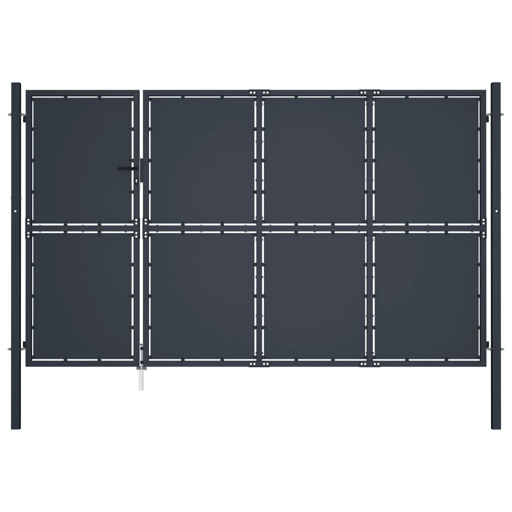 VidaXL Port 350x150 cm stål antracit